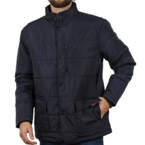 φουσκωτο μπουφαν puffer padded jacket DOUBLE MJK 114 navy 1 600x600 1