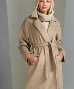 Biston fashion gynaikeio makry palto