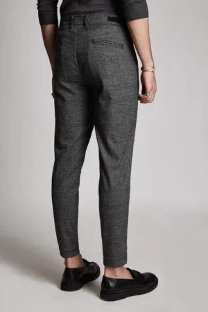 chinos καρό παντελόνι 6008 Grey (2)