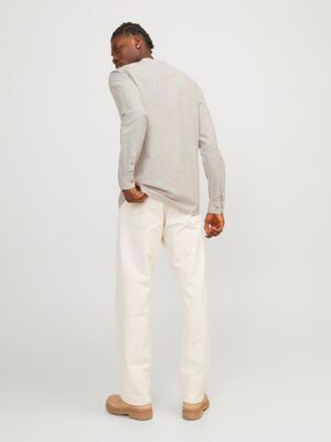 Πουκάμισο Μάο 12248410 Beige (5)