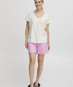 off white blouse with short sleeve 1