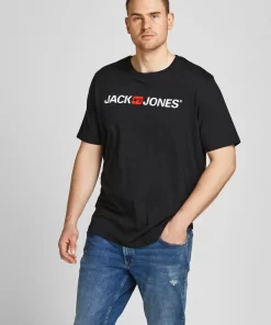 jackjones plussizelogot shirt black