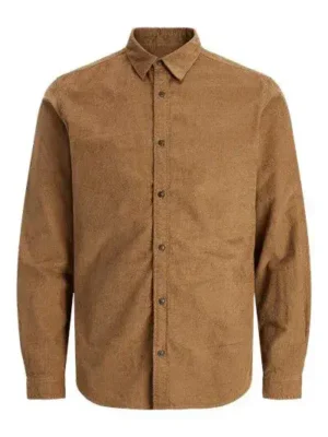 κοτλέ πουκάμισο 12236937 D.k Beige (2)