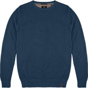 Double Πλεκτό με στρογγυλή λαιμόκοψη KNIT 077 Indigo