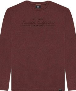 Double μακό μπλούζα με μακρυμάνικη Ts 255 Burgundy