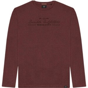 Double μακό μπλούζα με μακρυμάνικη Ts 255 Burgundy