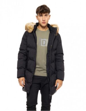 demi μπουφάν με αποσπώμενη κουκούλα 50 201 052 Black (4)