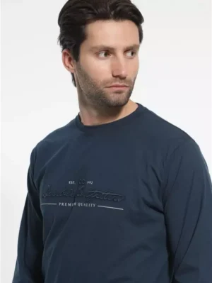 μακό μπλούζα μακρυμάνικη Ts 255 Navy