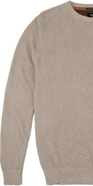 Πλεκτό με στρογγυλή λαιμόκοψη KNIT 077 Beige (2)