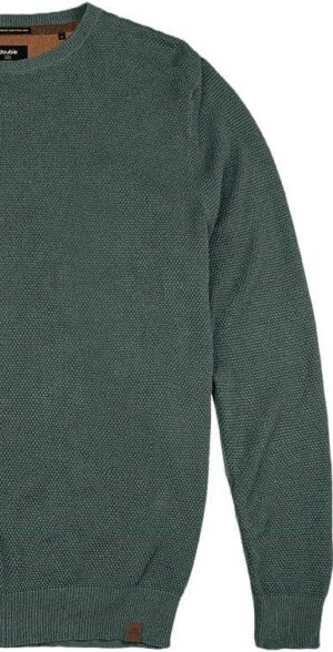 Πλεκτό με στρογγυλή λαιμόκοψη KNIT 077 Dusty Green