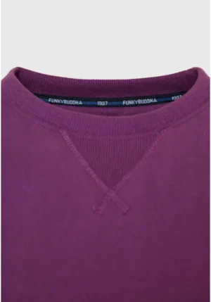 Φούτερ με στρογγυλό λαιμό FBM008 003 06 Purple (3)