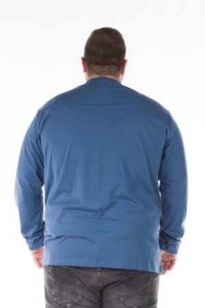 μακό μπλούζα μακρυμάνικη Ts 256 Blue (2)