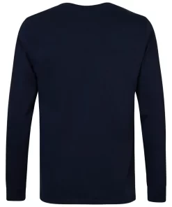 μακό μπλούζα με λαιμόκοψη Tlr6615152 Navy