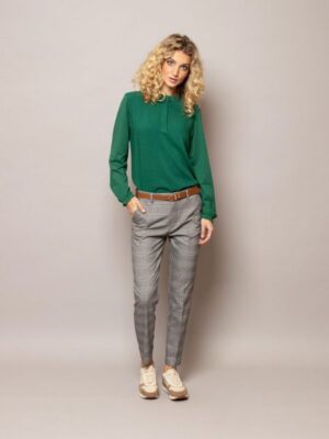 παντελόνι chinos καρό 475Filica Black