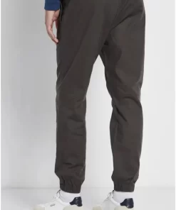 Relaxed fit chino παντελόνι σε micro ζακάρ ύφανση FBM008 012 02 Grey (2)