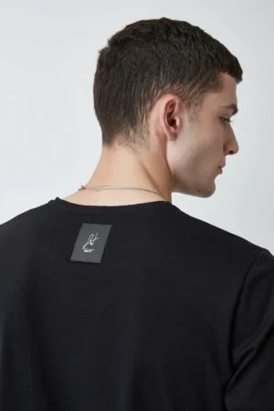 T shirt Velvet Signature 3516 Black
