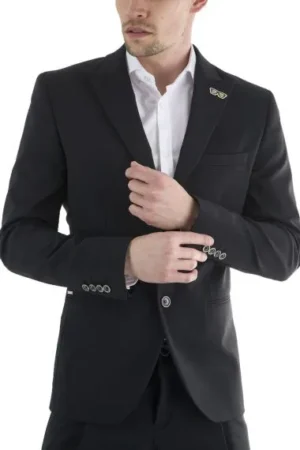 Σακάκι Πικέ 1009 Black (2)