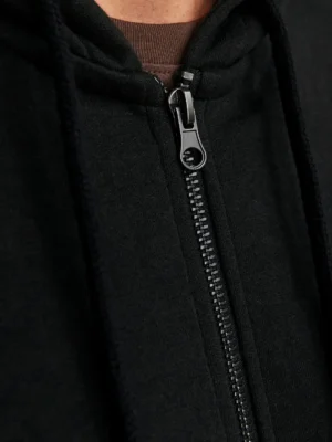 ζακέτα φούτερ με κουκούλα 12181901 Black (4)