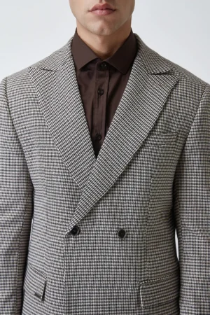 σακάκι Prince de Galles 1006 Beige