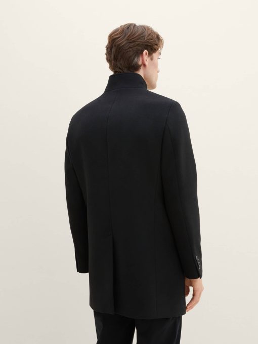 Παλτό με όρθιο γιακά 103733729999 Black (4)