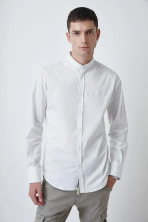 Signature Mao Πουκάμισο 9032 White (3)