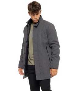 ανδρικό demi παλτό με γιακά 50 201 104 DK Grey (2)