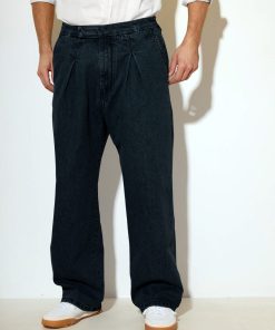 jean παντελόνι με πίετες 6021 D.k Blue (2)