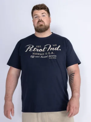 t shirt με στάμπα Tsr60105178 Navy (3)