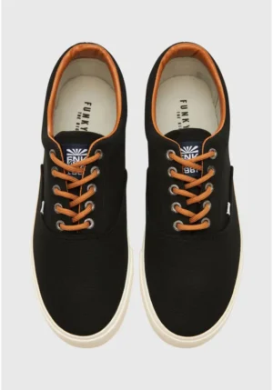 sneakers από καμβά FBM009 030 08 Black (2)