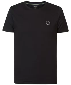 μονόχρωμο t shirt Tsr6099108 Black (2)
