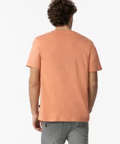 t shirt με στάμπα 10054348414 D.K Orange (2)