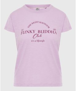 Γυναικείο t shirt με τύπωμα FBL009 162 04 Pastel Lavende