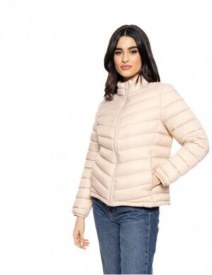 γυναικείο ultra light μπουφάν 51 101 002 L.T Beige (3)