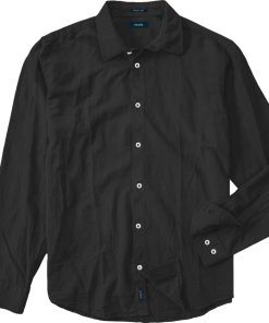 πουκάμισο λινό Gs 589 Black