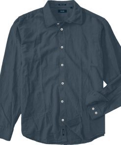 πουκάμισο λινό Gs 589 D.K Blue