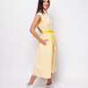 ριγέ γυναικείο φόρεμα με ζώνη 467Vienna (4)
