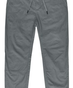 Garment dyed chino παντελόνι με κορδόνι στη μέση CP 418 Grey (2)