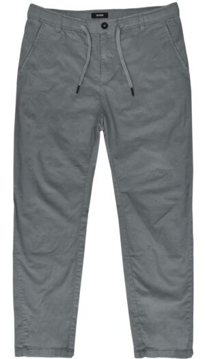 Garment dyed chino παντελόνι με κορδόνι στη μέση CP 418 Grey (2)
