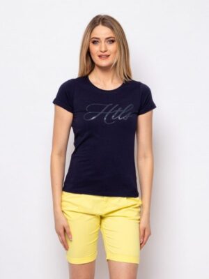 t shirt με τύπωμα 155Mabie Navy