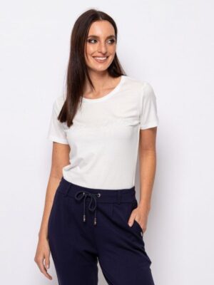 t shirt με τύπωμα 164Mirka White
