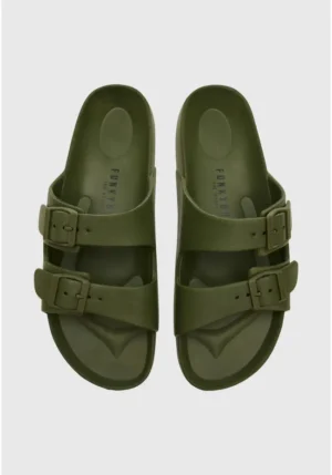 Ανδρικές σαγιονάρες με δύο λουριά FBM009 010 08 Khaki (3)