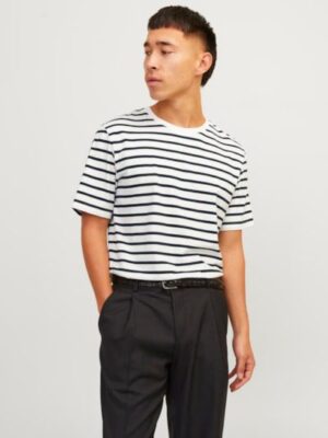 ριγέ t shirt 12151601 White (4)