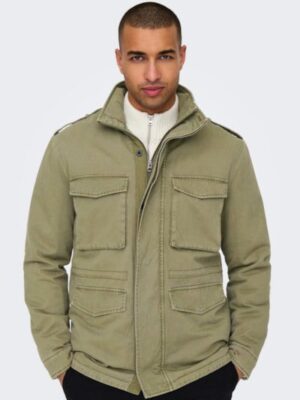 jacket 22030488 Olive Night