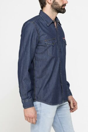 jean πουκάμισο 2051005 Medium Βlue Wash (2)