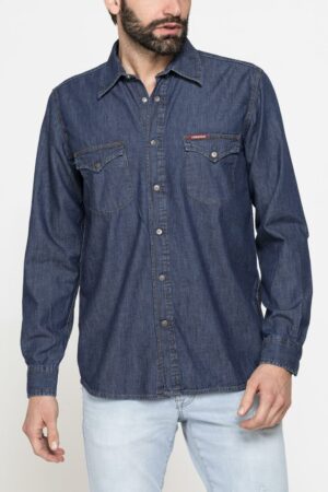 jean πουκάμισο 2051005 Medium Βlue Wash