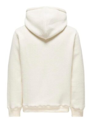 Φούτερ με κουκούλα 22030287 White (2)