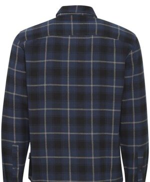 Ανδρικό καρό flannel πουκάμισο 20717536194024 Blue.