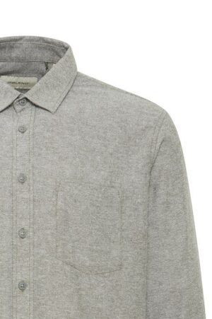 Ανδρικό μονόχρωμο flannel πουκάμισο 20717425190414 Green