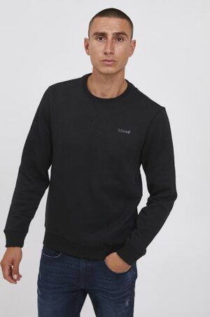 Φούτερ μπλούζα με λαιμόκοψη 20712522194007 Black (2)