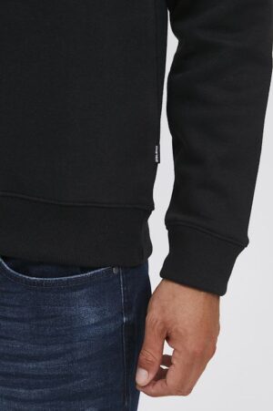 Φούτερ μπλούζα με λαιμόκοψη 20712522194007 Black (4)